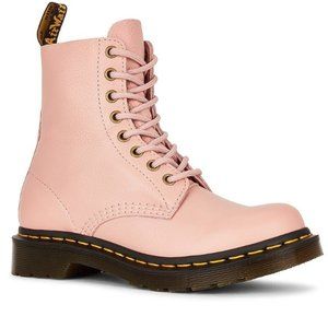 Dr. Martens 1460 Pascal Peach Virginia Leather Boots 10M Brand New With Box